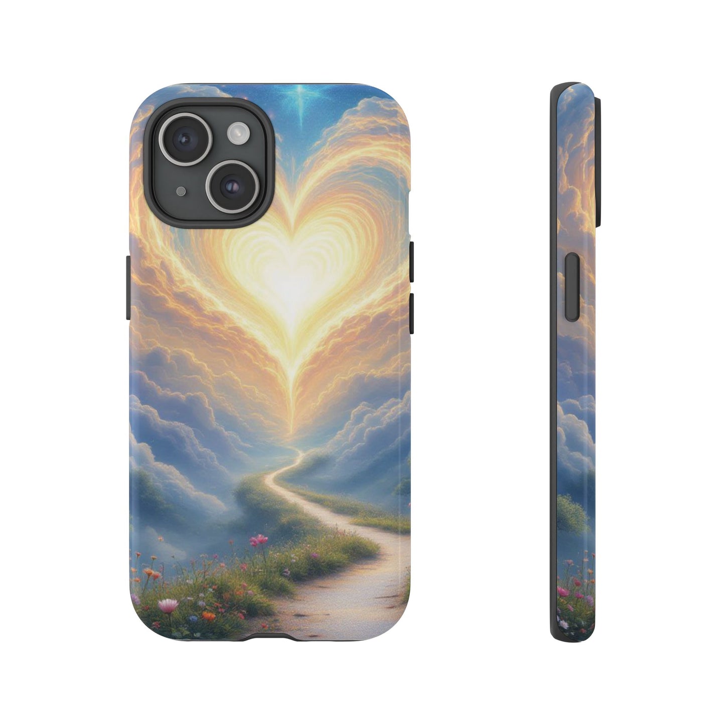 Hearts And Sun Glow Tough Cases