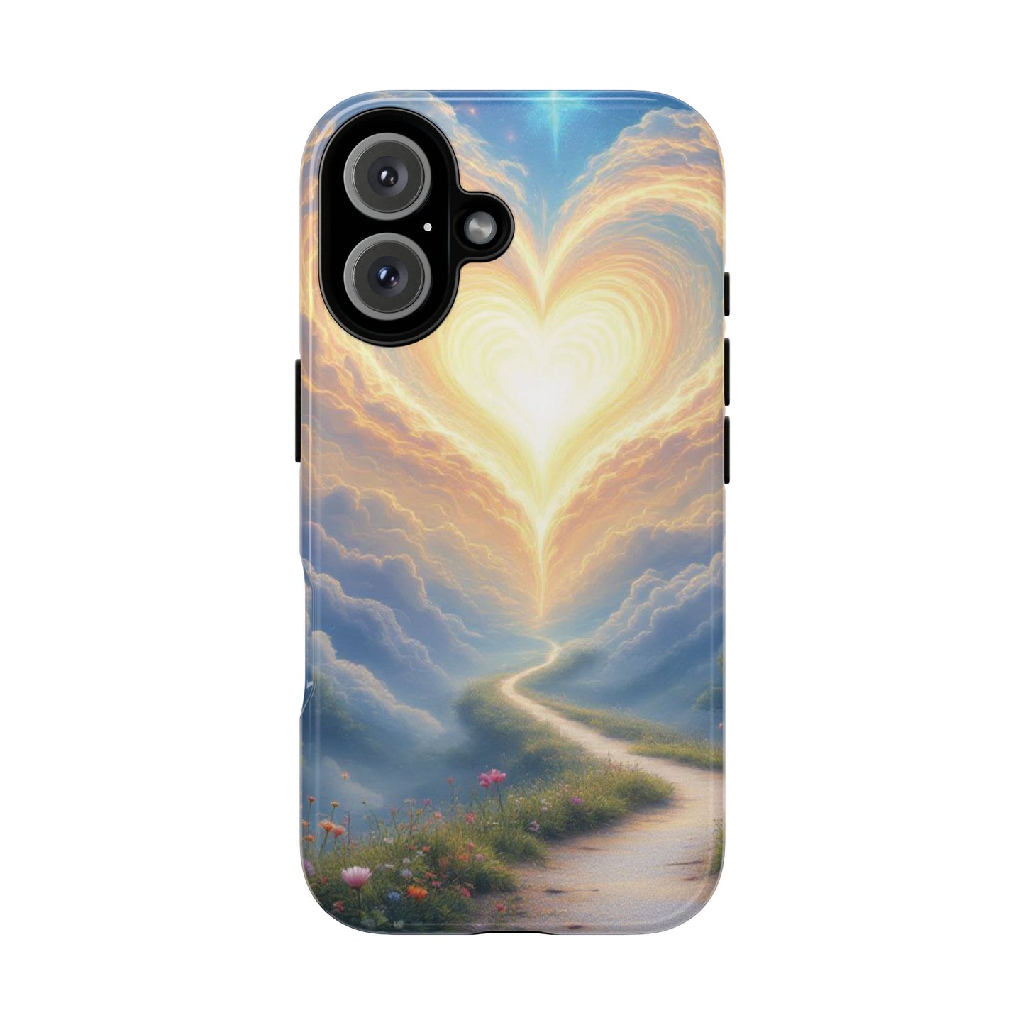 Hearts And Sun Glow Tough Cases