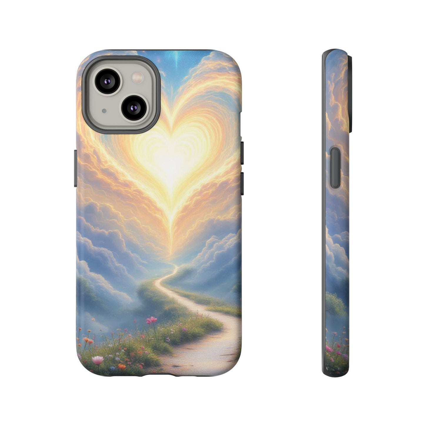Hearts And Sun Glow Tough Cases