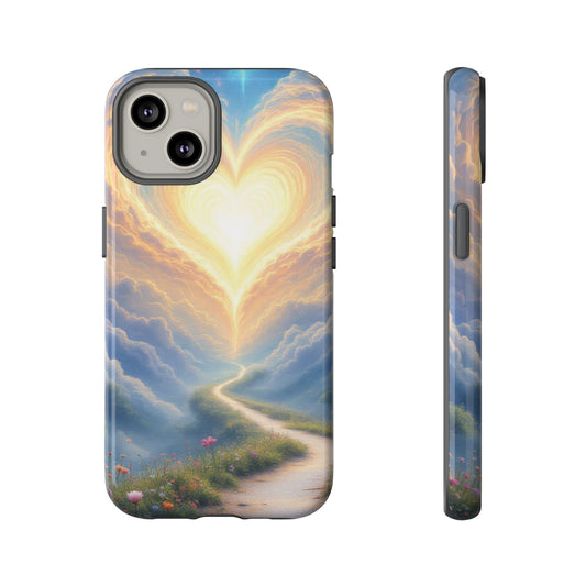 Hearts And Sun Glow Tough Cases