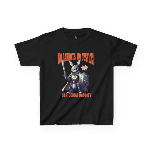 No Carrots, No Justice! Ser Jenna Rabbity Kid T-shirt